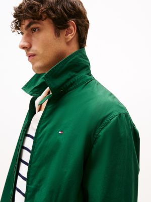 grün leichtgewichtige regular fit ivy jacke für herren - tommy hilfiger