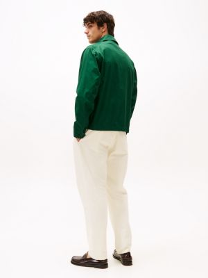 grün leichtgewichtige regular fit ivy jacke für herren - tommy hilfiger