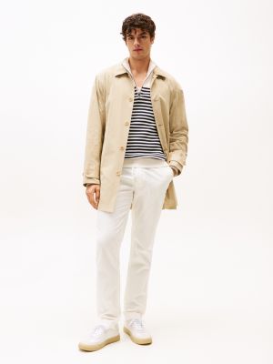 white denton papertouch chino met rechte broekspijpen voor heren - tommy hilfiger