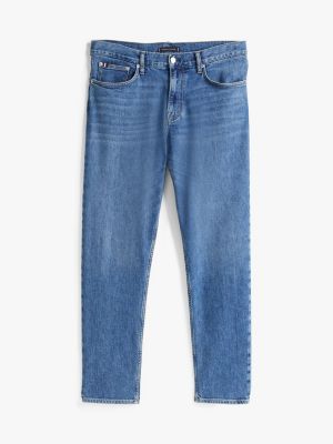 blue harlem relaxed tapered leg jeans for men tommy hilfiger