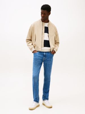 blue harlem relaxed tapered leg jeans for men tommy hilfiger