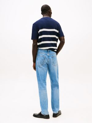 blue harlem relaxed tapered leg jeans for men tommy hilfiger