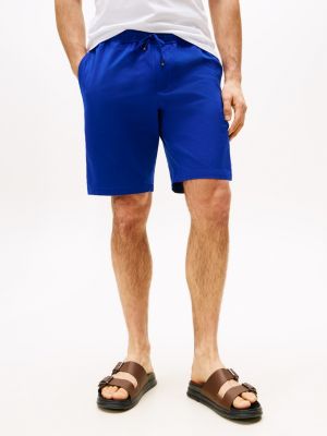 short décontracté harlem performance bleu pour hommes tommy hilfiger