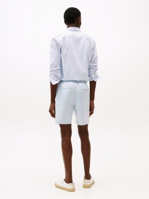 blue mercer paper touch regular shorts for men tommy hilfiger