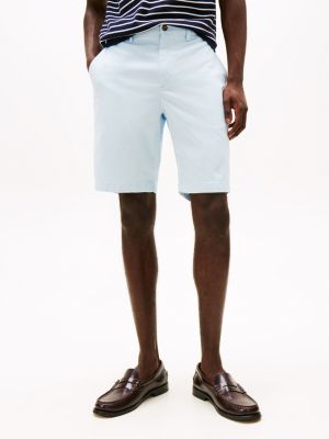 short chino décontracté harlem bleu pour hommes tommy hilfiger