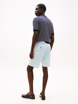 short chino décontracté harlem bleu pour hommes tommy hilfiger