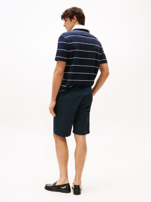 shorts chino harlem relaxed fit blu da uomini tommy hilfiger