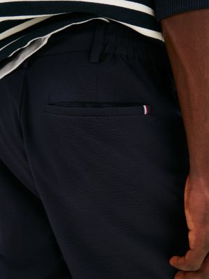 schwarz harlem wasserabweisende relaxed fit chinos für herren - tommy hilfiger