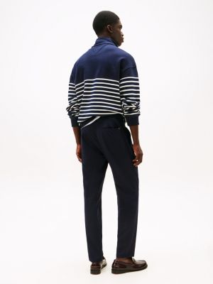 chino décontracté harlem déperlant noir pour hommes tommy hilfiger