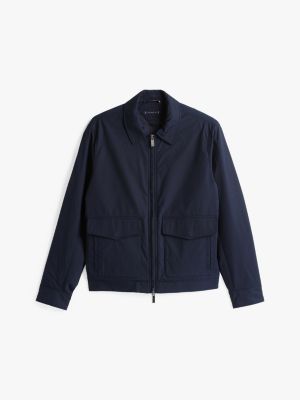 blau smart casual ivy jacke für herren - tommy hilfiger