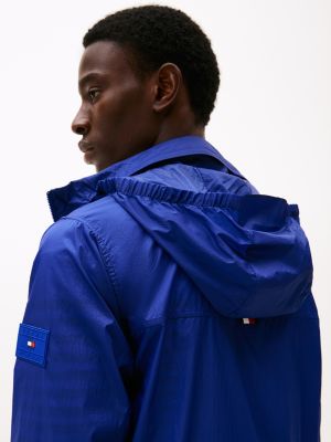 blau performance leichtgewichtige jacke für herren - tommy hilfiger