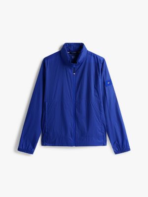 blau performance leichtgewichtige jacke für herren - tommy hilfiger