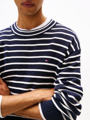 multi pullover mit breton-streifen für herren - tommy hilfiger