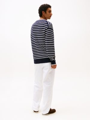 multi breton stripe jumper for men tommy hilfiger