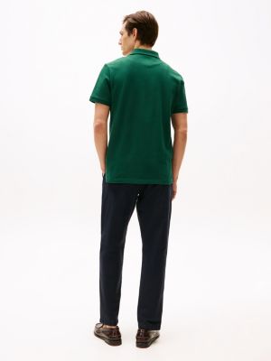 grün regular fit poloshirt für herren - tommy hilfiger