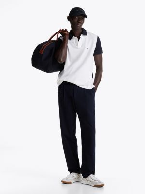 multi regular fit poloshirt im color block-design für herren - tommy hilfiger
