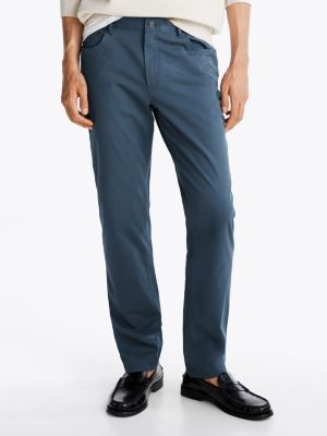 blau 1985 collection denton straight leg fit hose für herren - tommy hilfiger