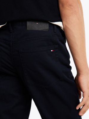 pantalon droit denton 1985 bleu pour hommes tommy hilfiger