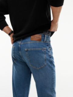 Denton Slim Straight Faded Jeans — Blue 6