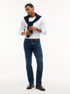 Denton Slim Straight Faded Jeans — Blue 2