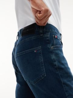 Denton Slim Straight Faded Jeans — Blue 4