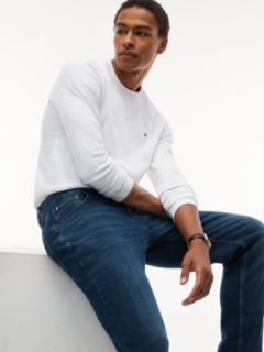 Denton Slim Straight Faded Jeans — Blue 5