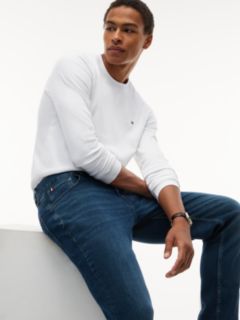 Denton Slim Straight Faded Jeans — Blue 6
