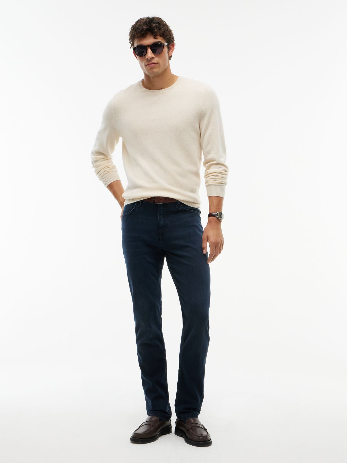 Denton Slim Straight Jeans — Blue
