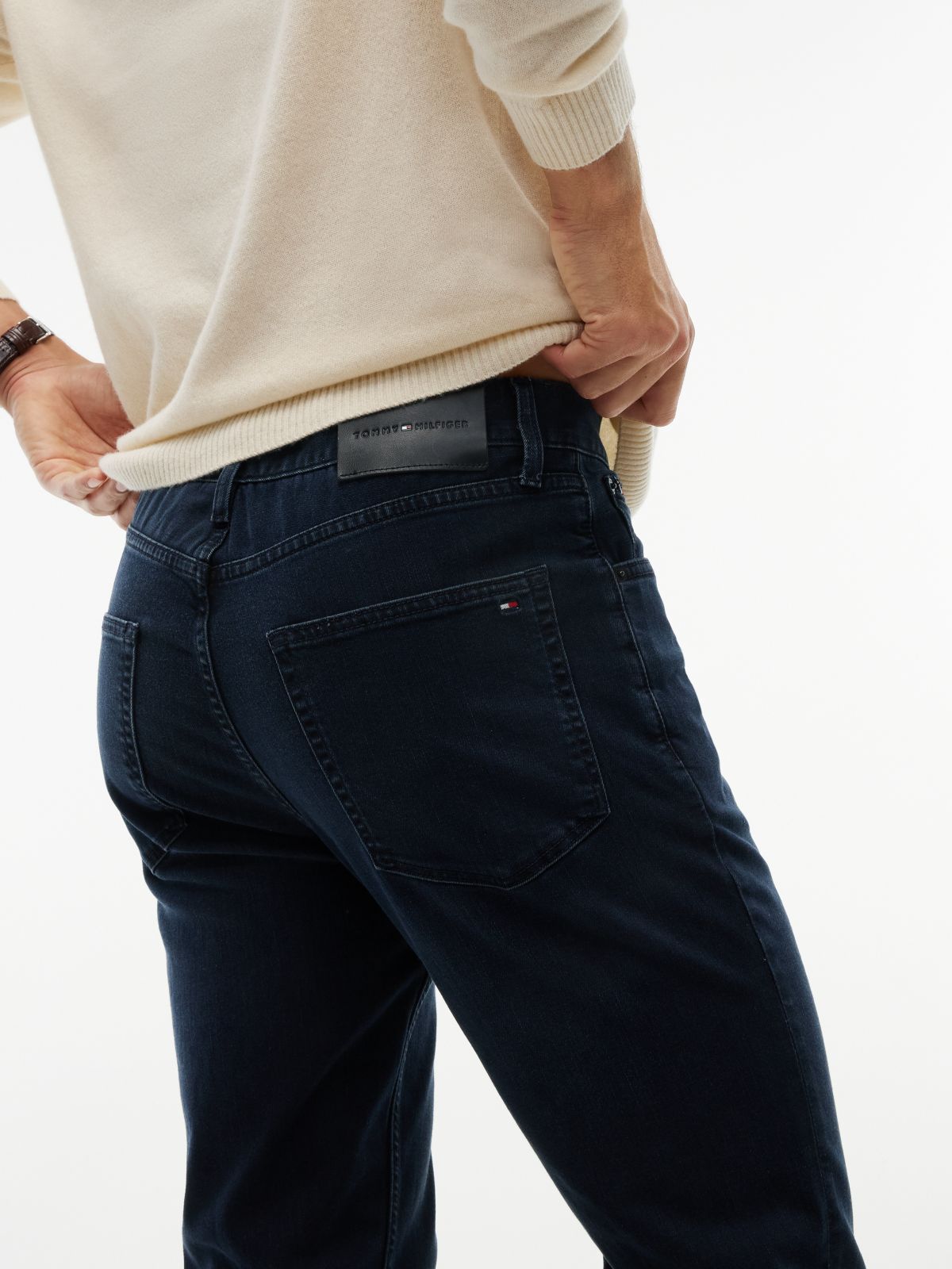 Denton Slim Straight Jeans — Blue