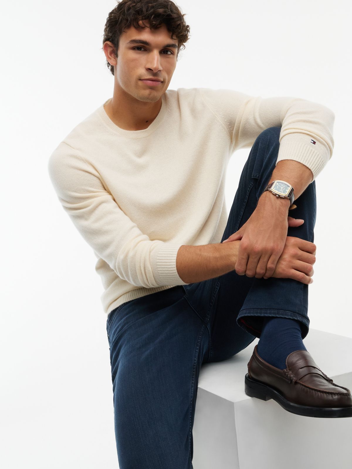 Denton Slim Straight Jeans — Blue