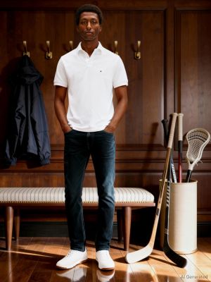 blau denton straight leg jeans für herren - tommy hilfiger