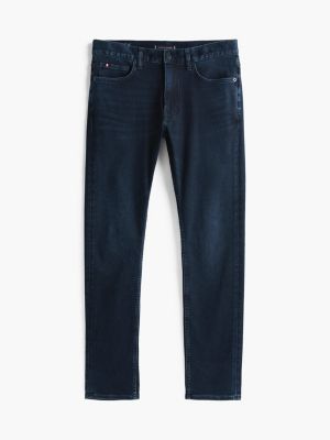 blau denton straight leg jeans für herren - tommy hilfiger