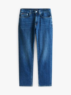 blue faded regular jeans for men tommy hilfiger