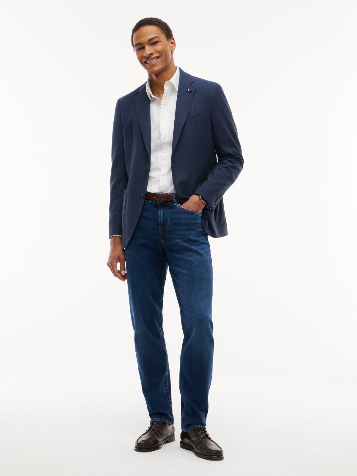 Harlem Regular Tapered Jeans — Blue