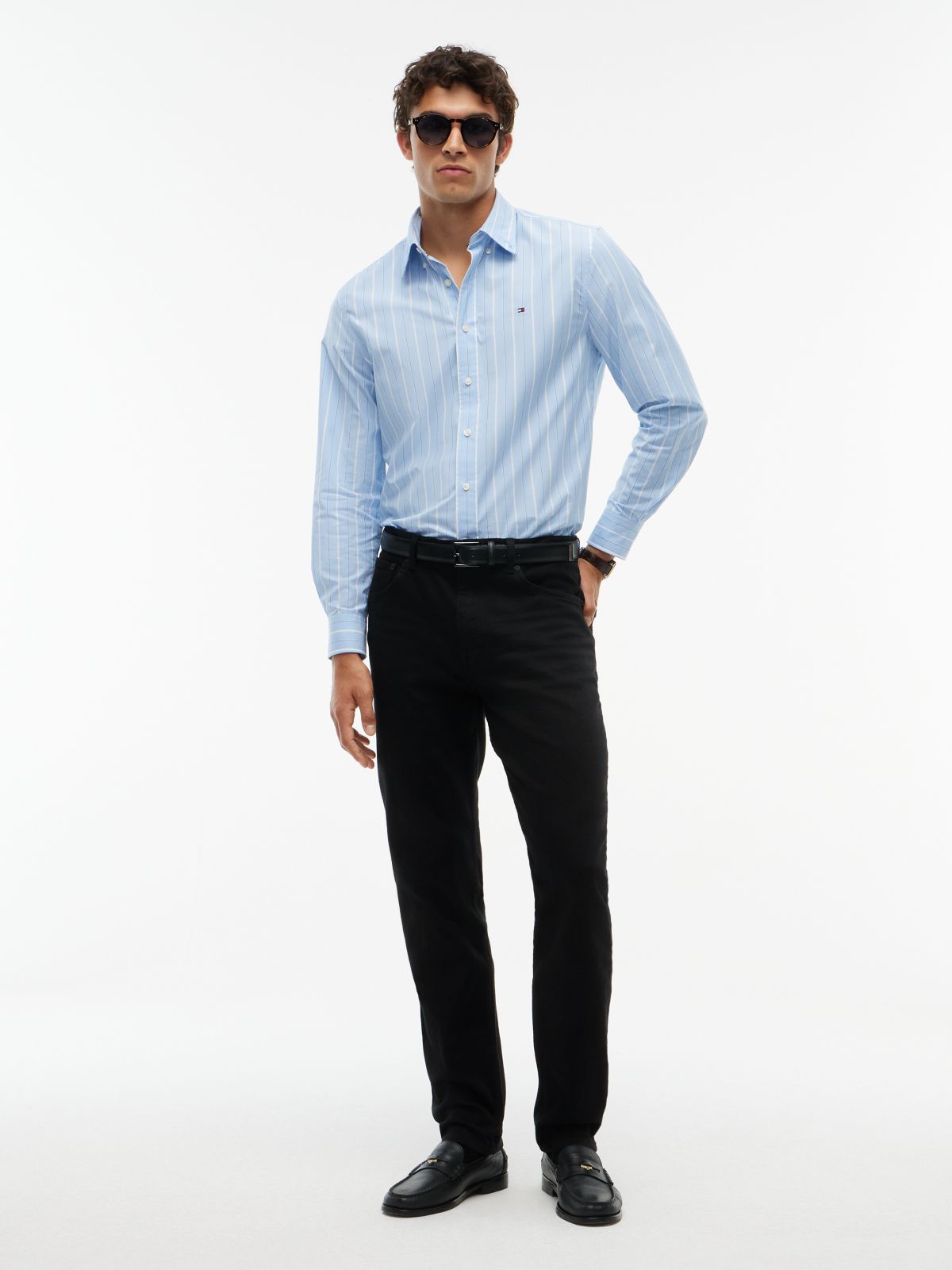 Harlem Regular Tapered Black Jeans — Black
