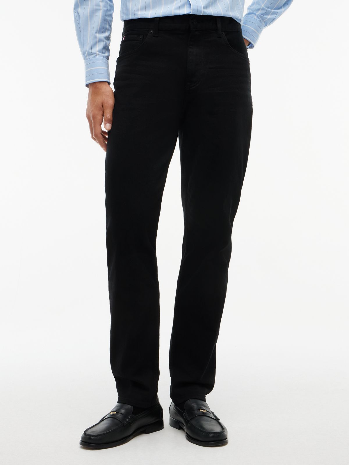 Harlem Regular Tapered Black Jeans — Black