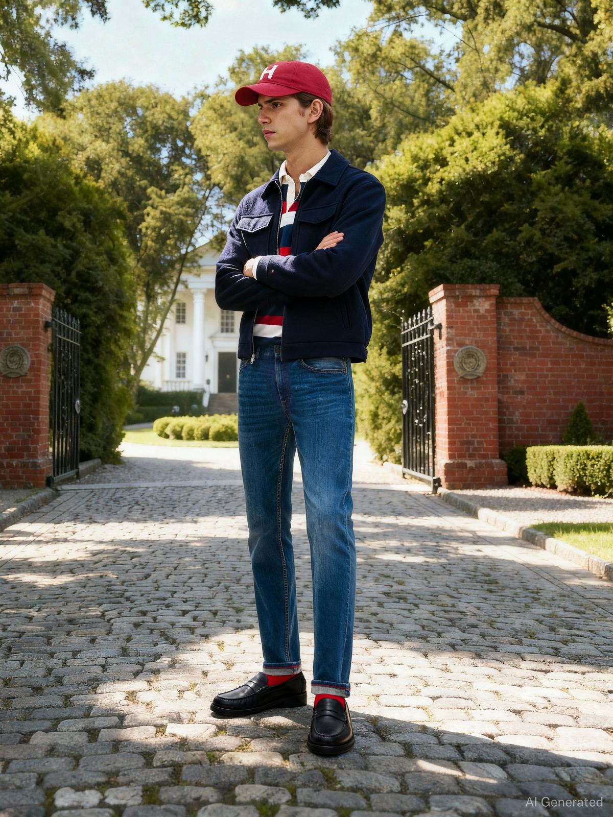 Bleecker Slim Jeans — Blue