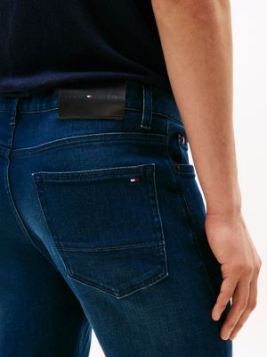 blau bleecker th flex slim jeans für herren - tommy hilfiger