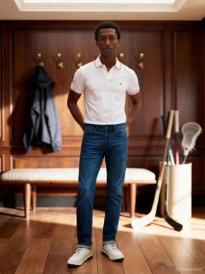 blue bleecker slim jeans for men tommy hilfiger