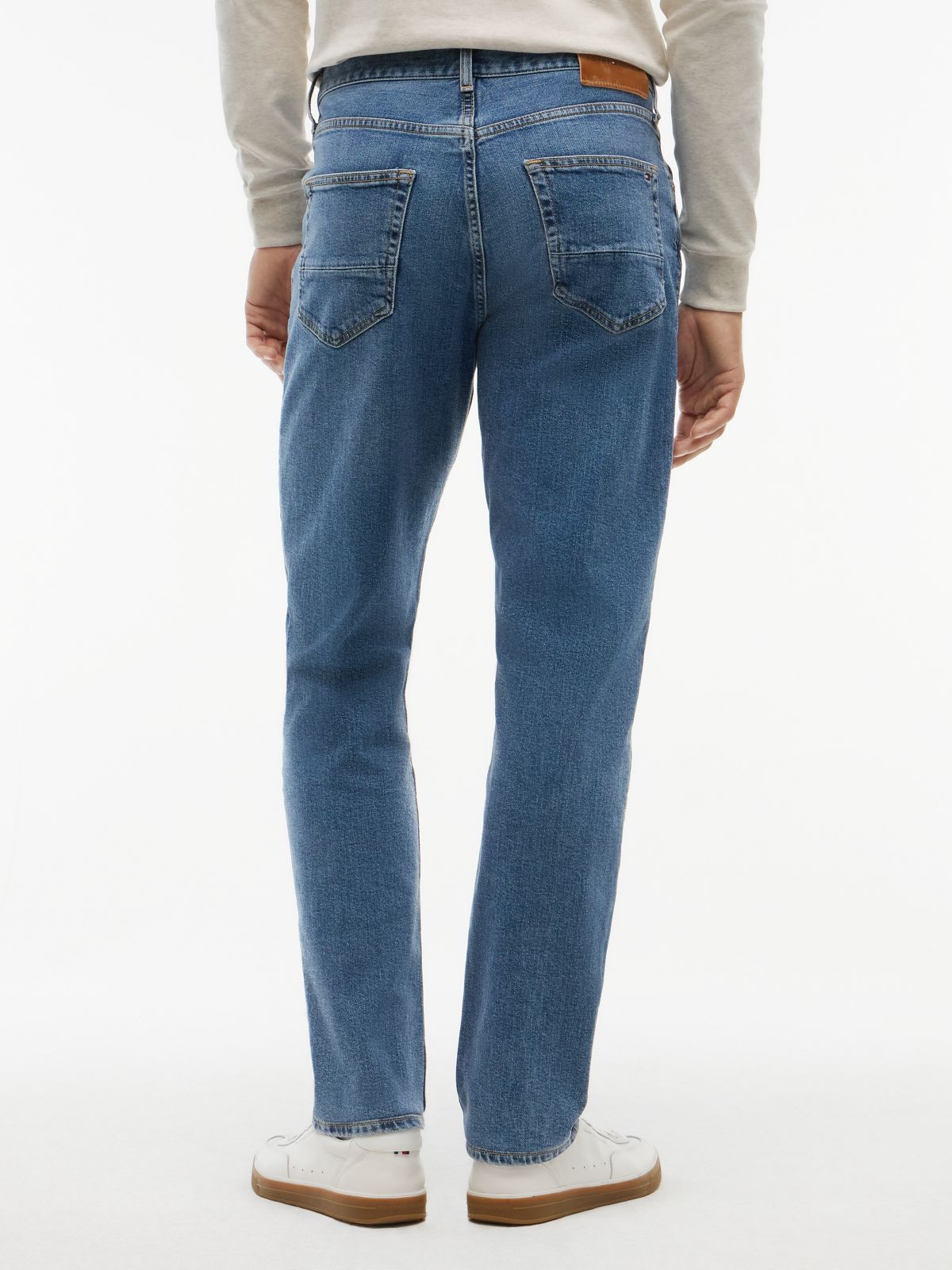 Harlem Regular Tapered Faded Jeans — Blue