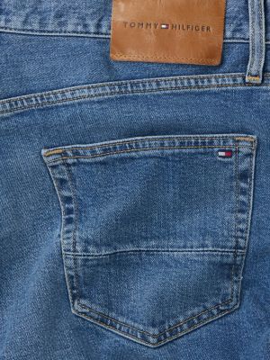 blue harlem faded tapered leg jeans for men tommy hilfiger