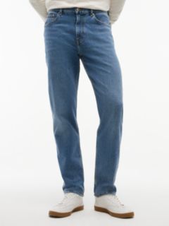 Harlem Regular Tapered Faded Jeans — Blue 1