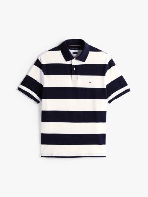 multi relaxed fit colour-blocked polo shirt for men tommy hilfiger