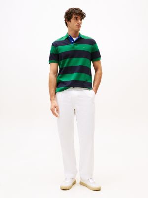 multi relaxed fit colour-blocked polo shirt for men tommy hilfiger