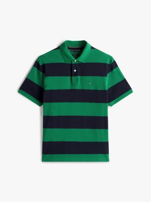 multi relaxed fit colour-blocked polo shirt for men tommy hilfiger