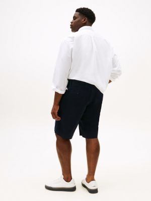 blau plus brooklyn 1985 slim fit chino-shorts für herren - tommy hilfiger