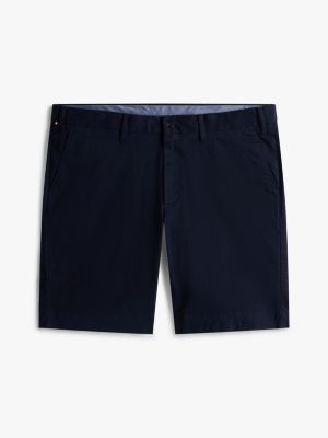 blau plus brooklyn 1985 slim fit chino-shorts für herren - tommy hilfiger