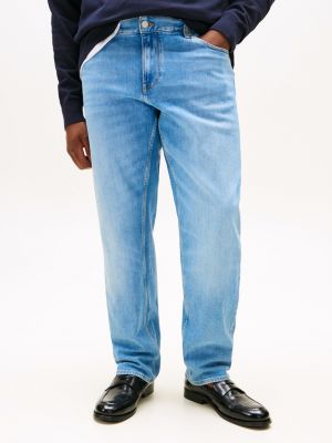 blue plus straight leg jeans for men tommy hilfiger