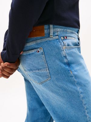 blue plus straight leg jeans for men tommy hilfiger