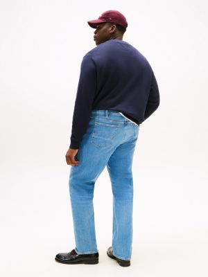 blue plus straight leg jeans for men tommy hilfiger